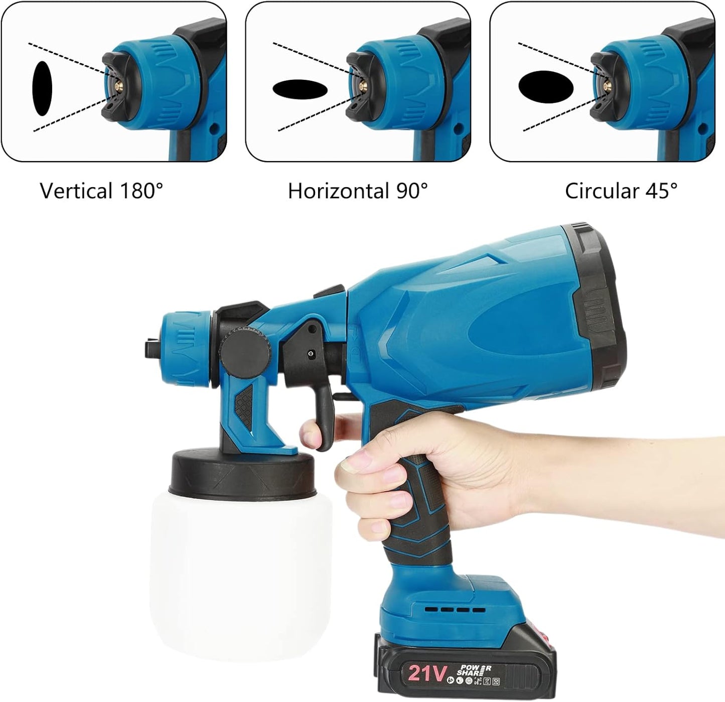 Pistolet à Peinture Électrique Sans Fil