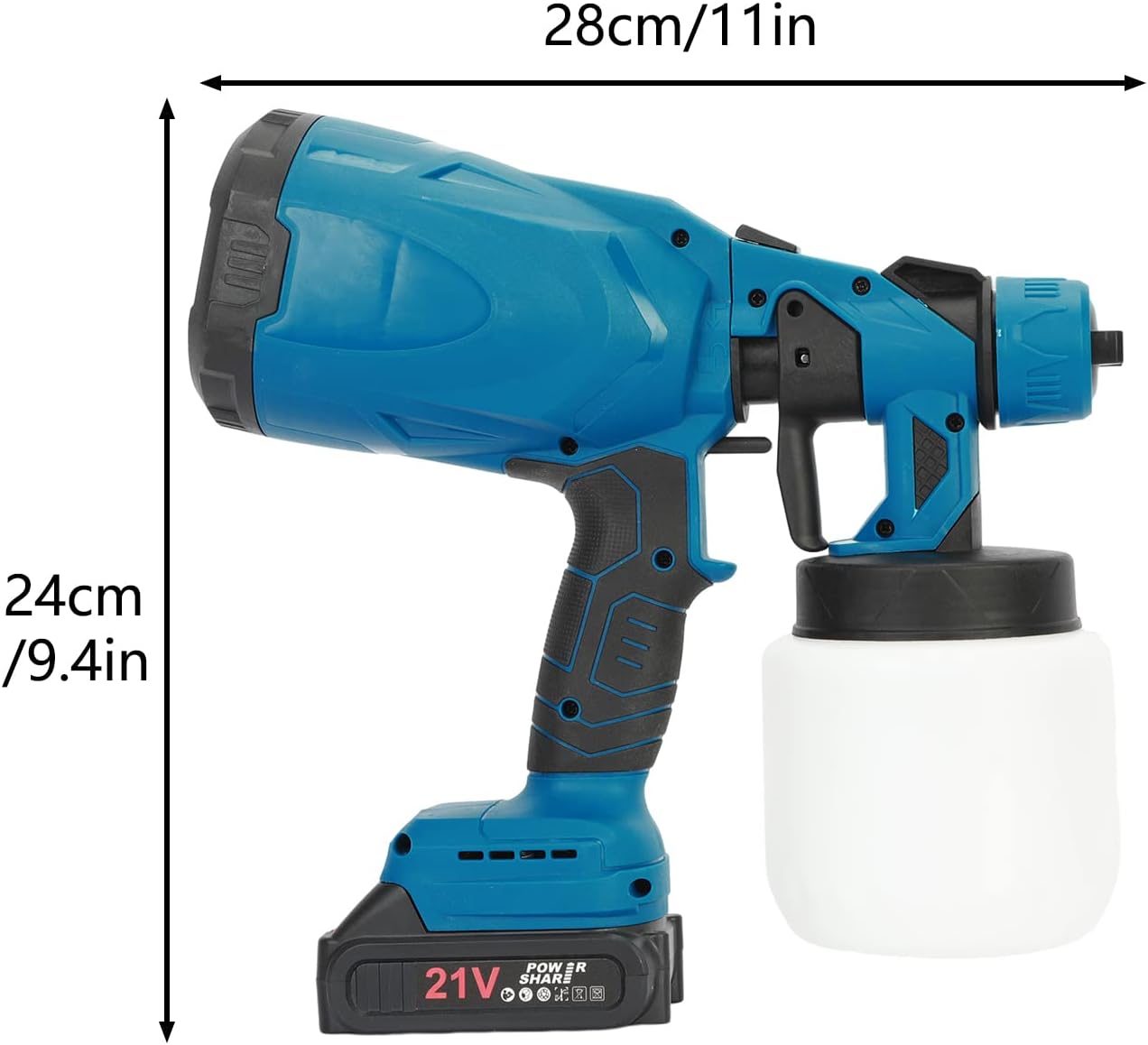 Pistolet à Peinture Électrique Sans Fil