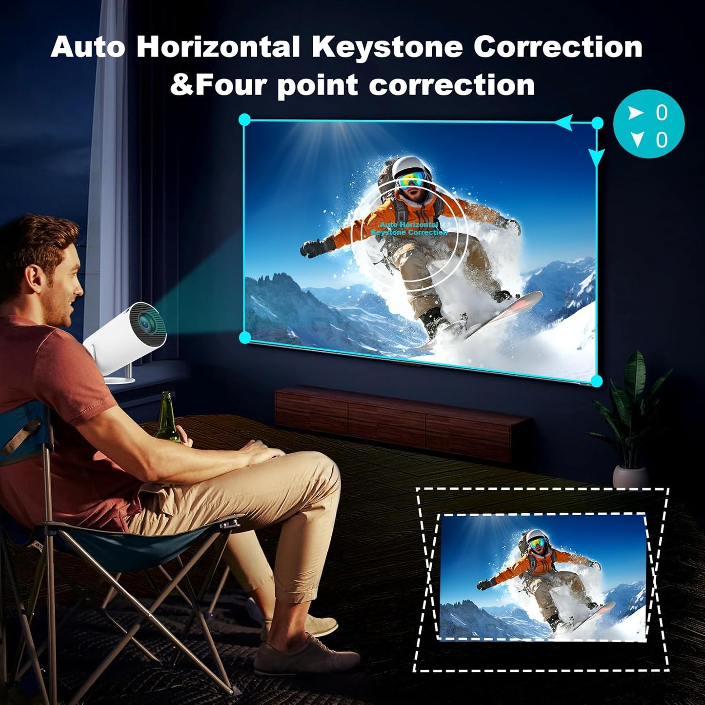 Mini Vidéoprojecteur 4K