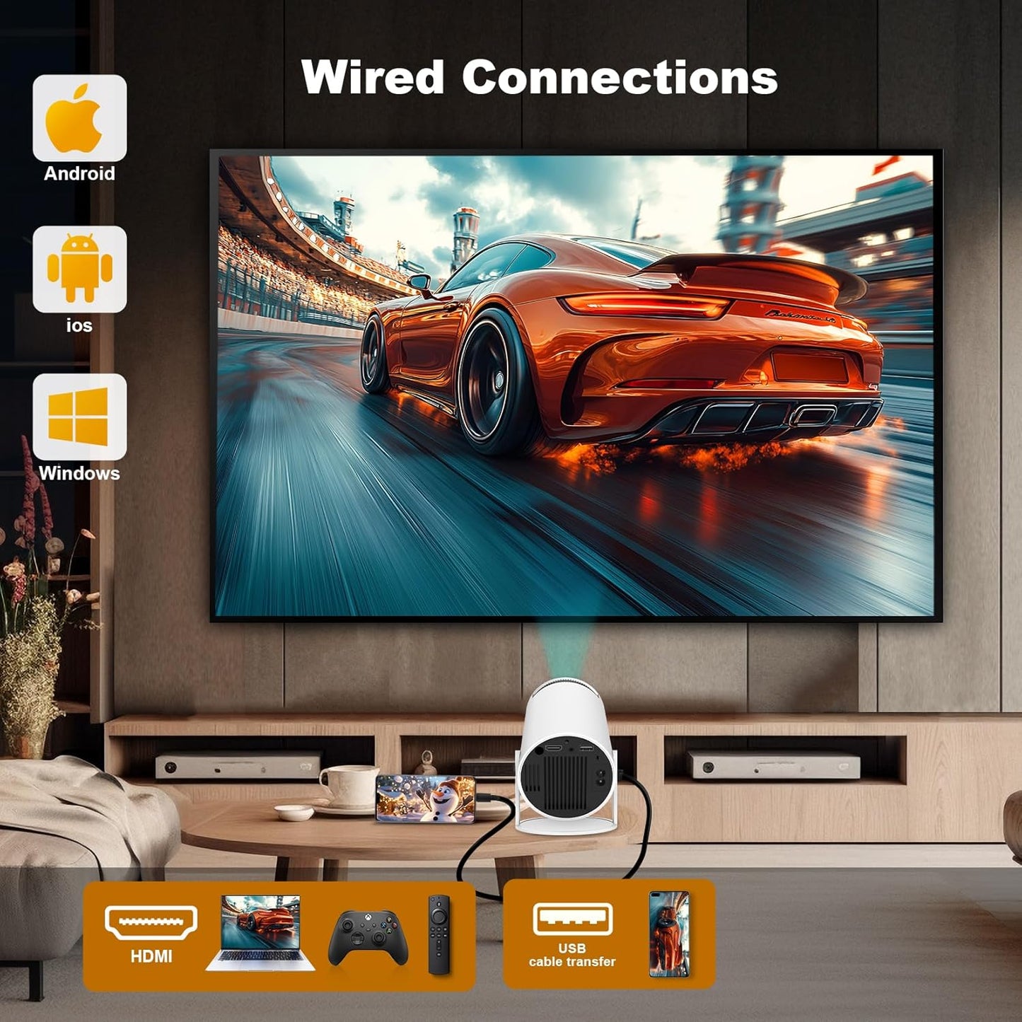 Mini Vidéoprojecteur 4K