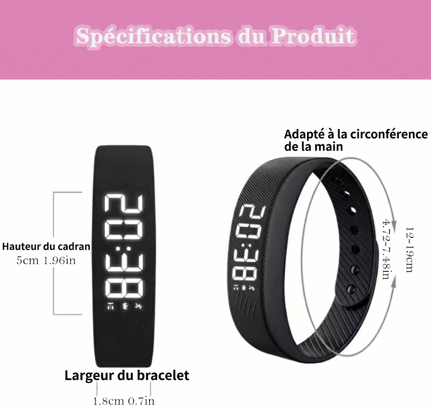 Réveil Silencieux Vibrant