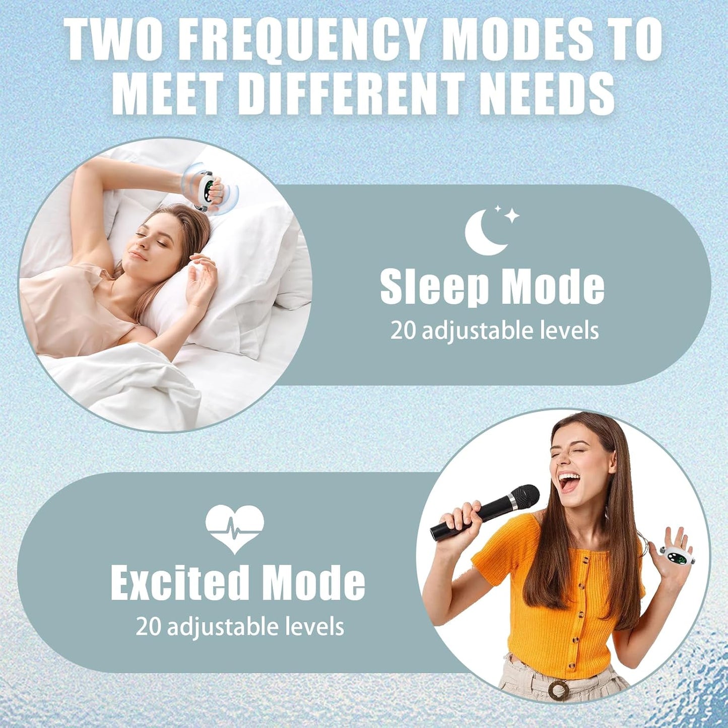 Appareil Anti-Stress & Sommeil par Microcourants
