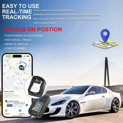 Mini GPS Tracker Magnétique – Localisation en Temps Réel