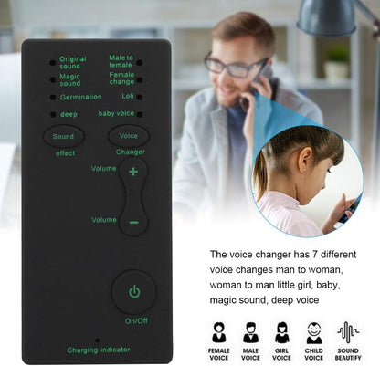 Modificateur de Voix Portable avec 7 Effets Sonores