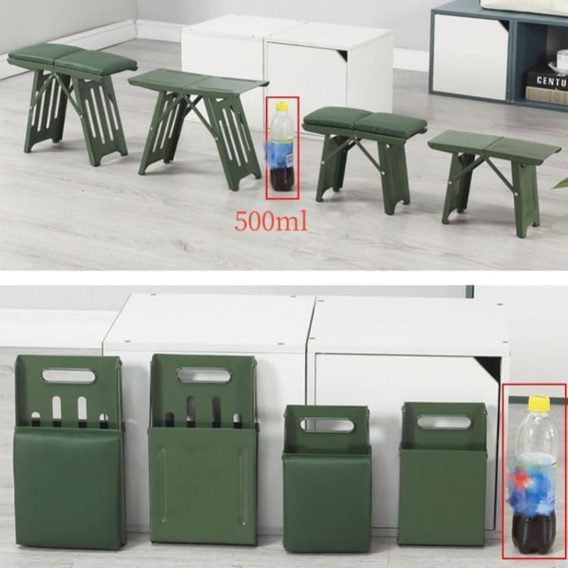 Tabouret Pliable avec Assise Rembourrée