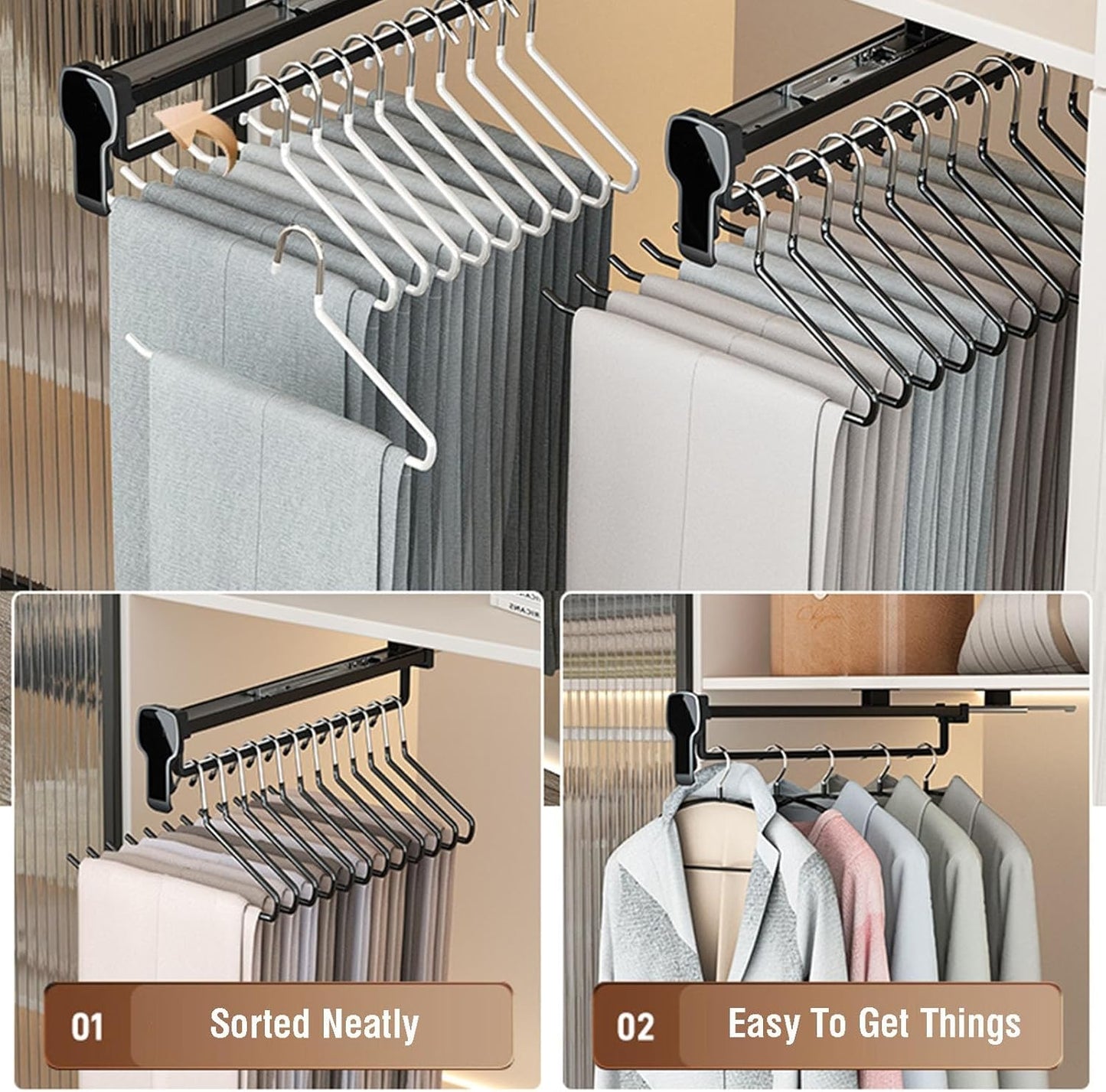 Rack de Rangement Armoire 25KG