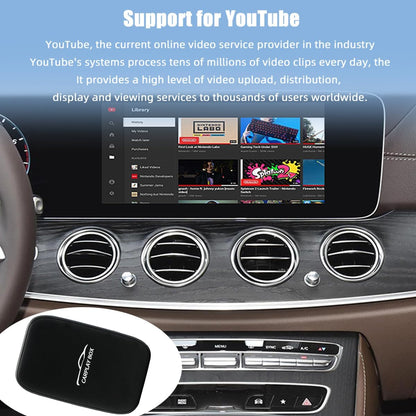 Carplay avec Youtube et Netfix