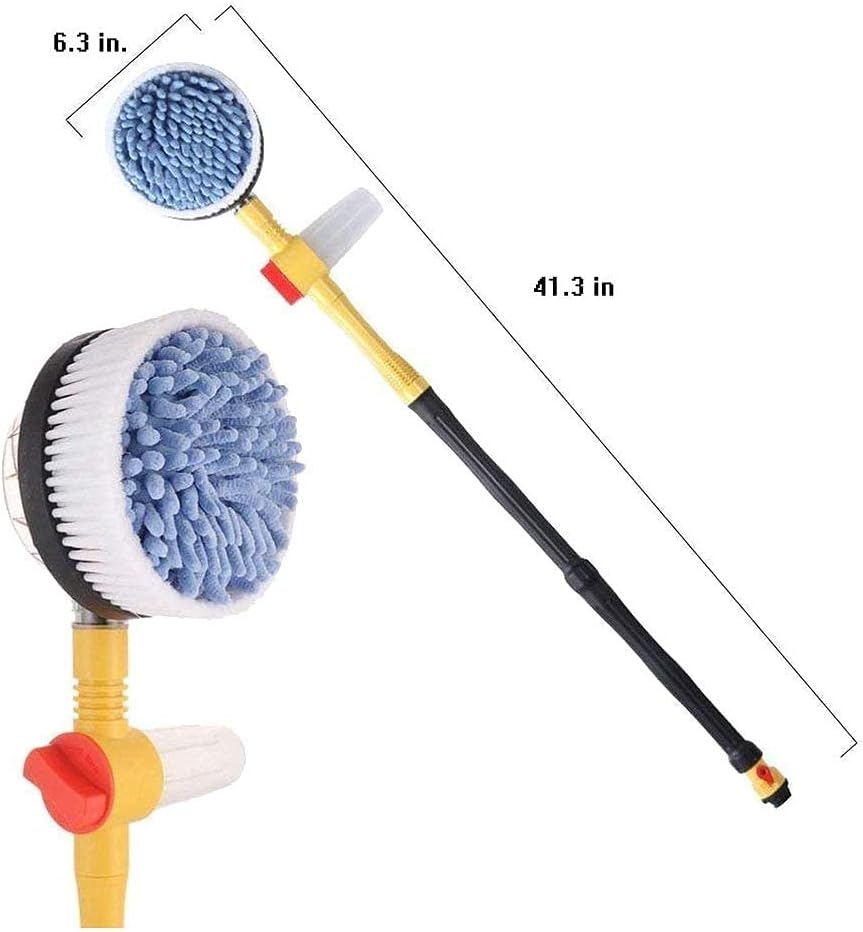 Brosse de Lavage 360° avec Jet d’Eau