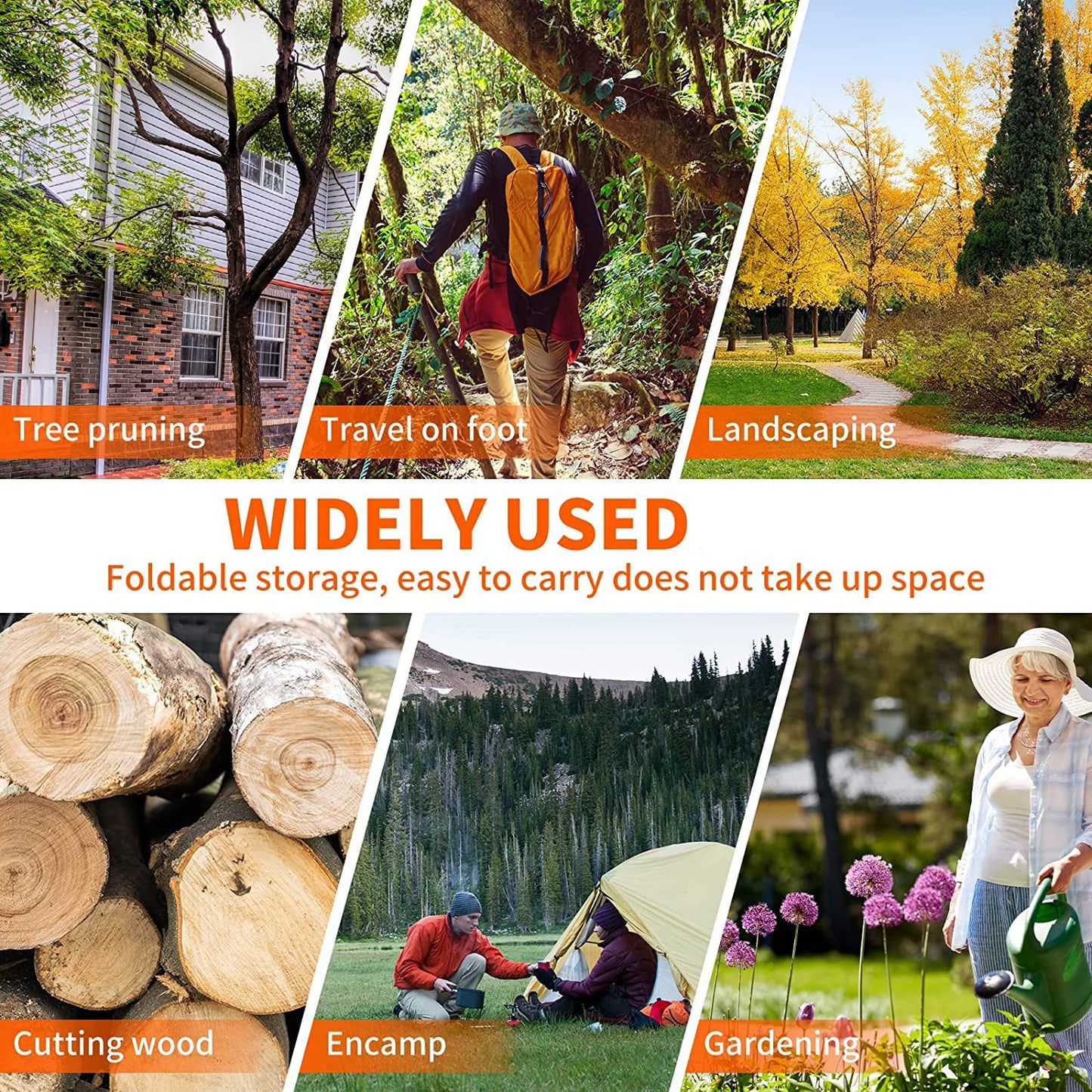 Scie Pliante de Jardin – Coupe Bois & Élagage Ultra Précis