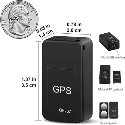 Mini GPS Tracker Magnétique – Localisation en Temps Réel