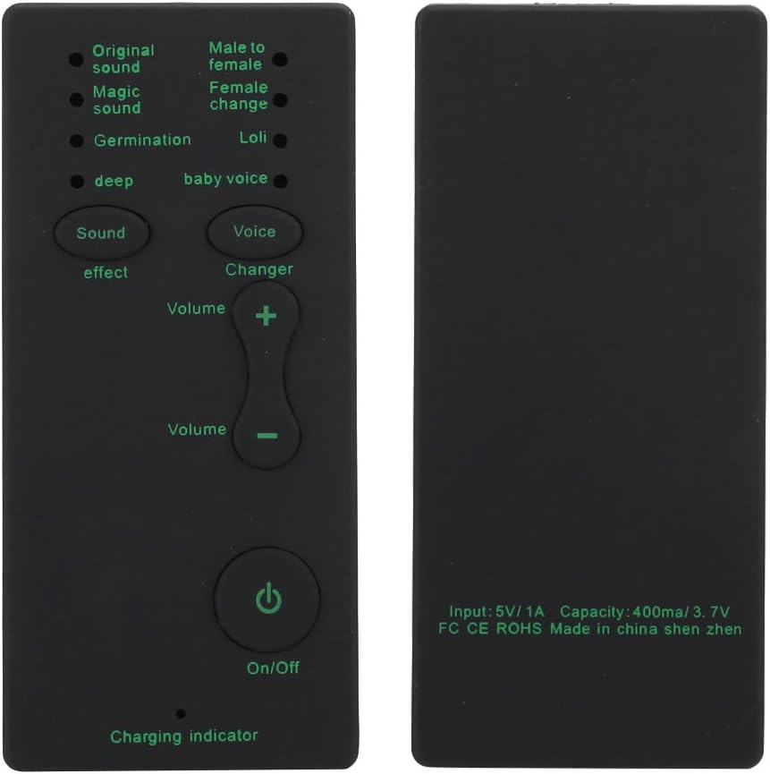 Modificateur de Voix Portable avec 7 Effets Sonores