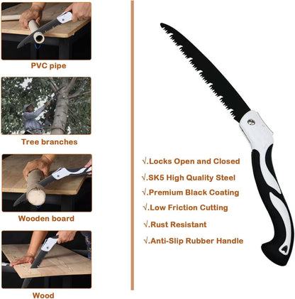 Scie Pliante de Jardin – Coupe Bois & Élagage Ultra Précis