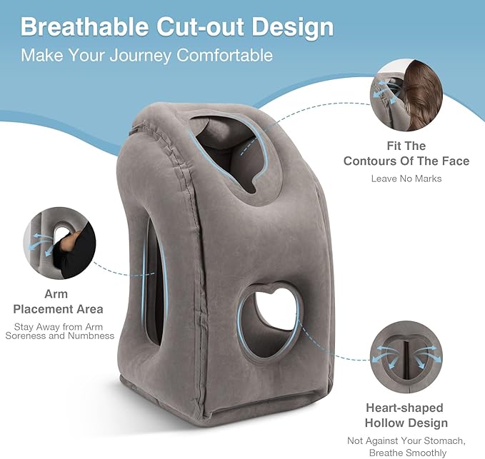 MoKo™ | Oreiller de voyage gonflable ultra-confort