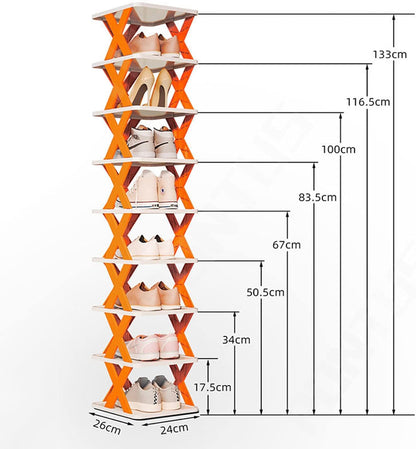 Pepisky™ | Range-chaussures vertical gain de place 6 niveaux