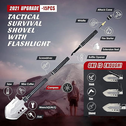 Terremon™ | Pelle de survie tactique 23-en-1